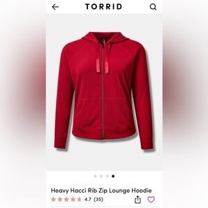 Torrid Vibrant Red Bomber Jacket